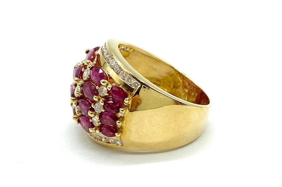 Ruby K18ルビー ダイヤモンドリング (NO.48871) – JEX宝石ギャラリー