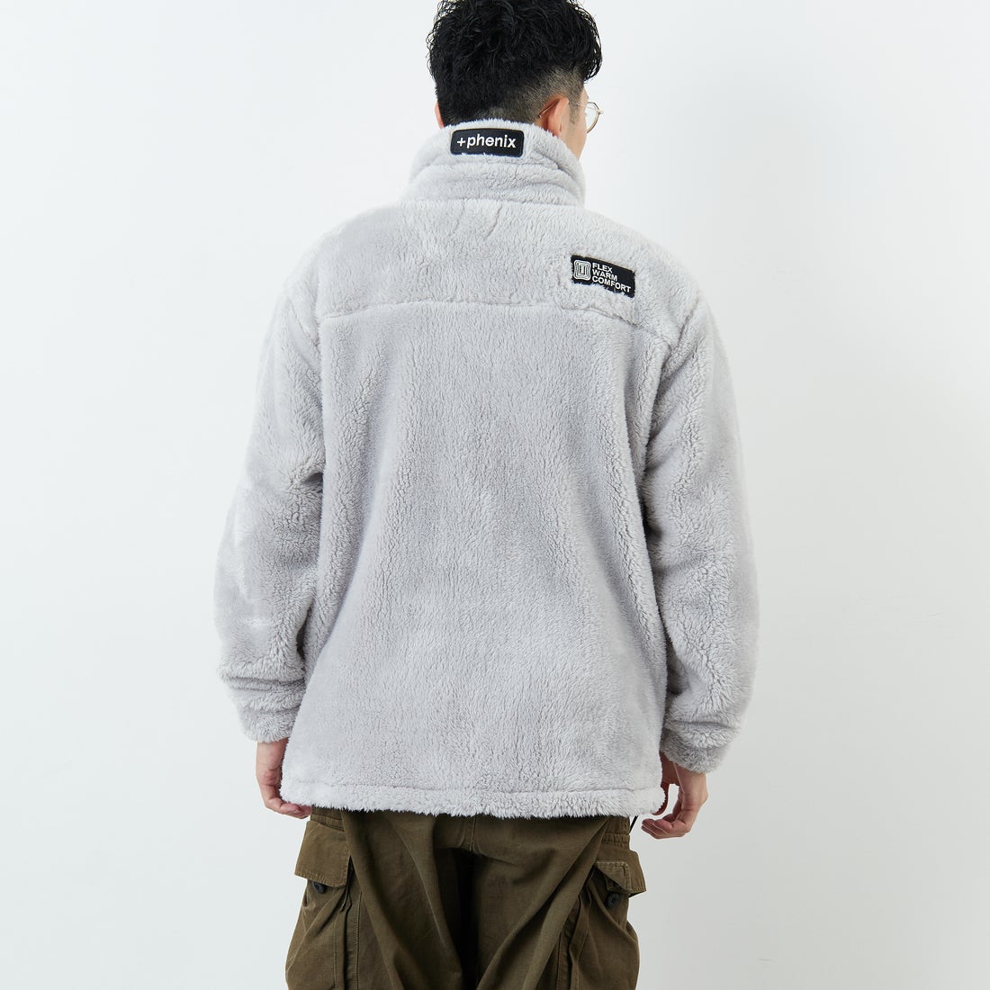 phenix [プラスフェニックス] 別注 ボア フリースジャケット [POO