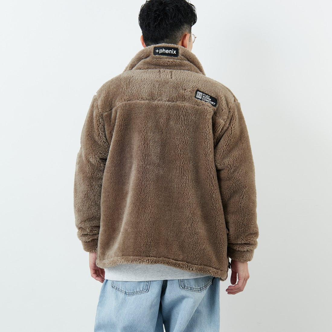 phenix [プラスフェニックス] 別注 ボア フリースジャケット [POO