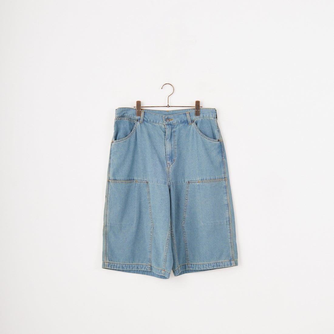 NULL [ヌル] ダブルニーショーツ [NULL-090EX]｜ジーンズファクトリー