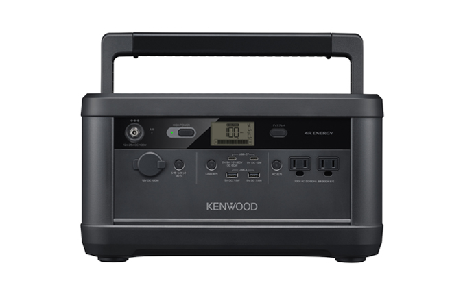 KENWOODモデル リユースバッテリー内蔵ポータブル電源 600Wh IPB01K