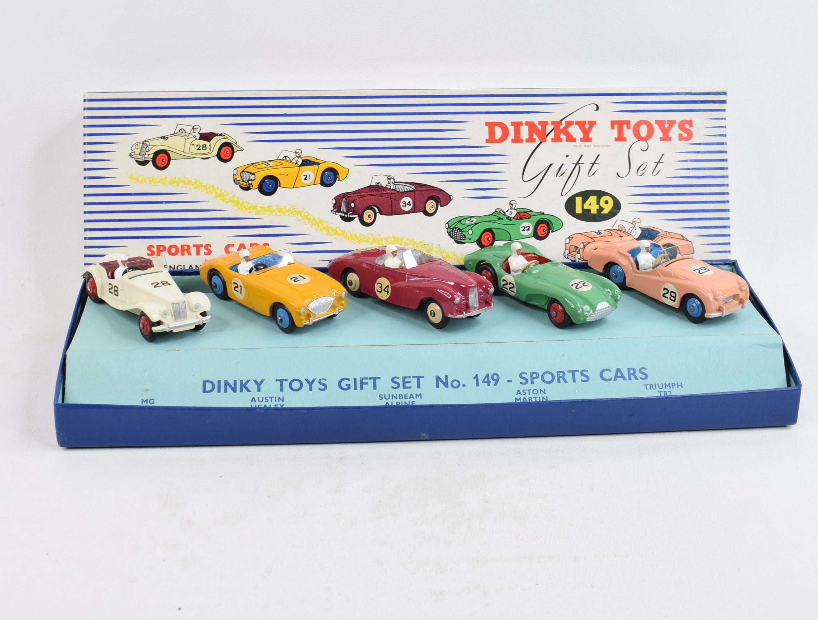 Dinky toys 149 Sports Car Gift set Virtually Mint/Nice box – JK