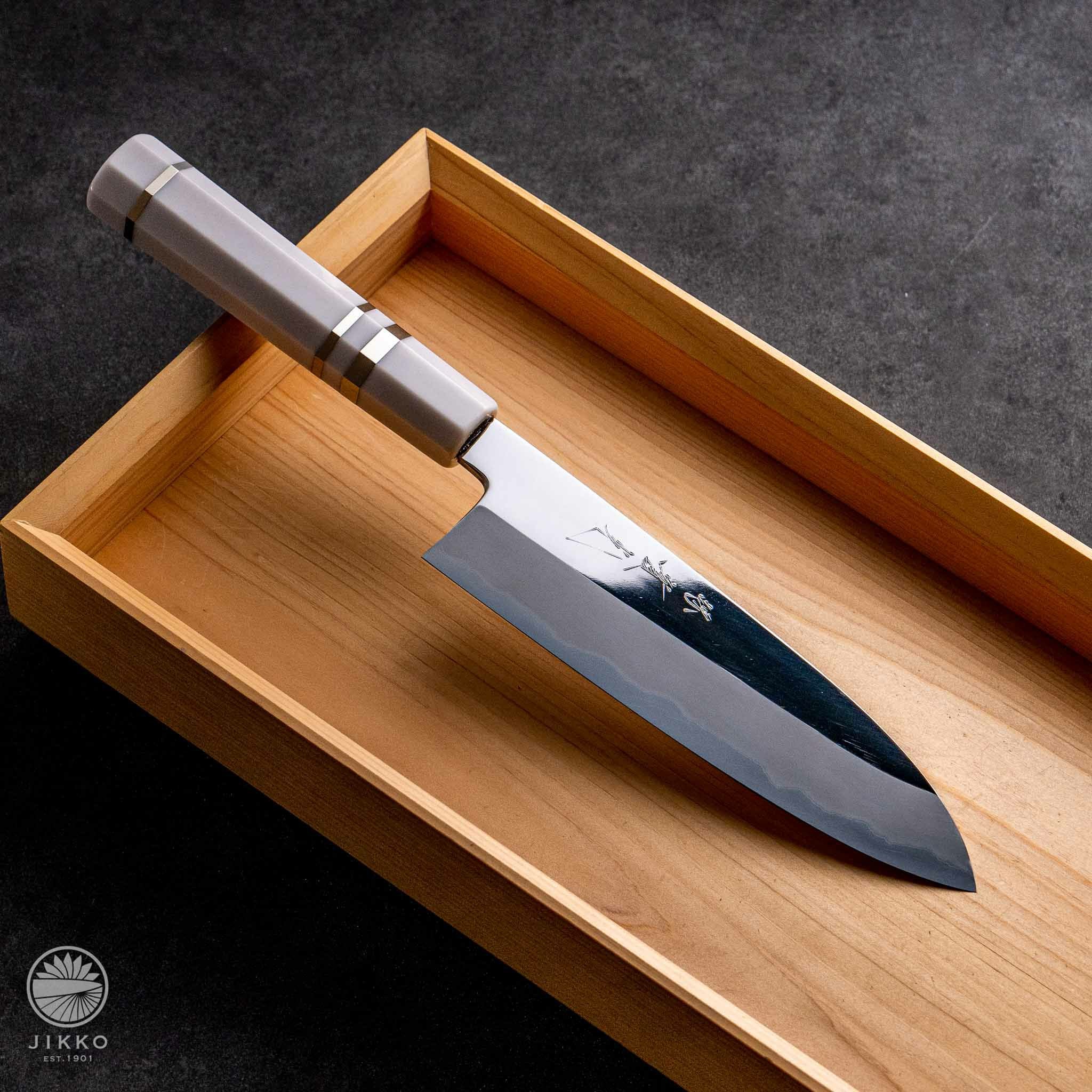 片刃三徳】銀3 | 包丁通販なら明治33年創業の大阪 堺の實光刃物 (じっこう)