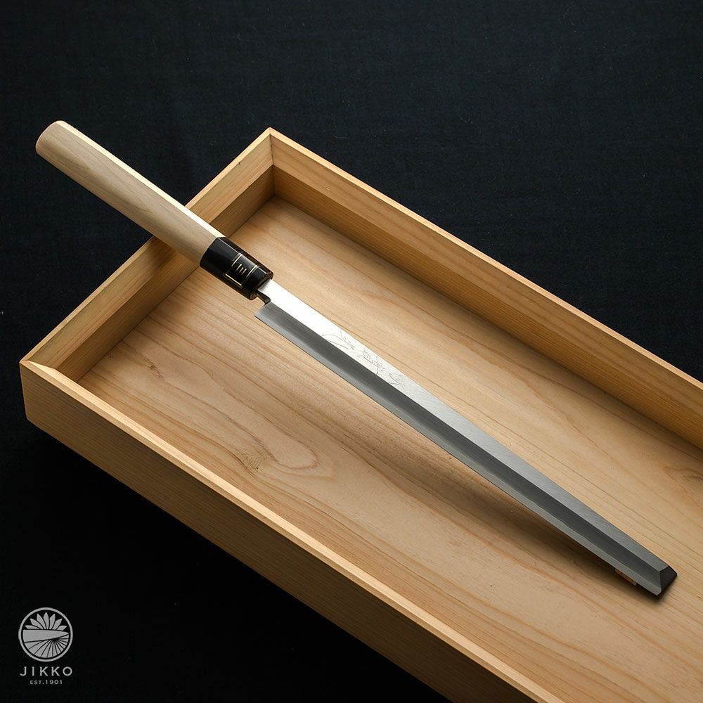 銀三】タコ引包丁 | 包丁通販なら明治33年創業の大阪 堺の實光刃物