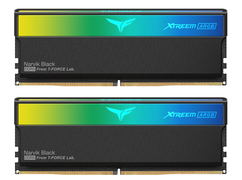 Team XTREEM ARGB DDR5」が登場。LEDが透ける鏡面プレート搭載のOC