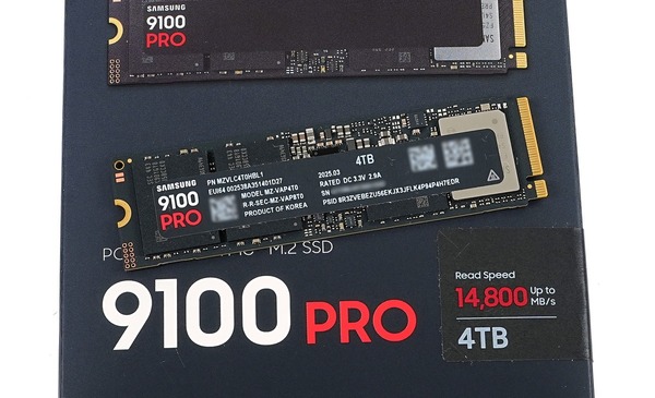 Samsung SSD 9100 PRO 4TB」をレビュー。最速かつパッシブ冷却でも扱い