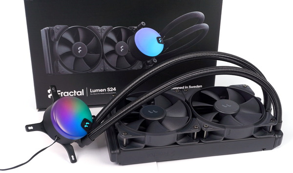 Fractal Design Lumen S24」をレビュー。色付くようなARGB LEDが綺麗