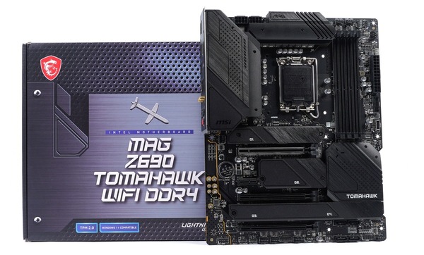 MSI MAG Z690 TOMAHAWK WIFI DDR4」をレビュー。DDR4メモリ対応の安価