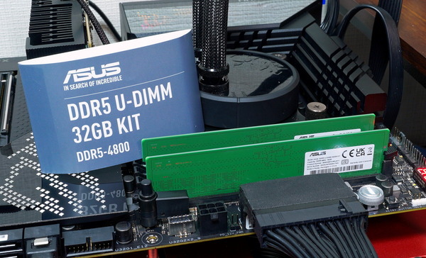 ASUS DDR5 U-DIMM 32GB KIT」をレビュー。6000MHz超のOCで徹底検証