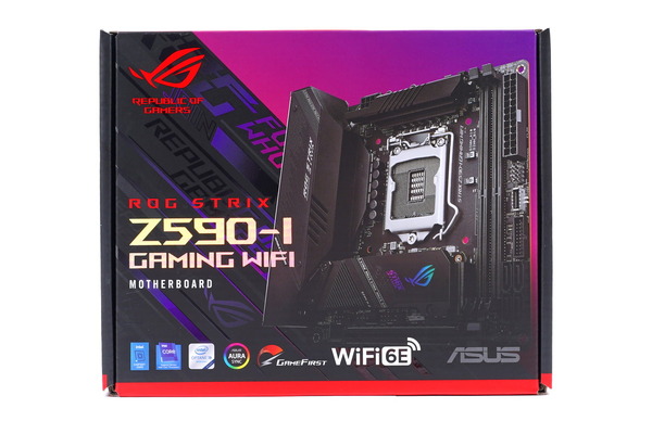 ASUS ROG STRIX Z590-I GAMING WIFI」をレビュー。Mini-ITXながら超