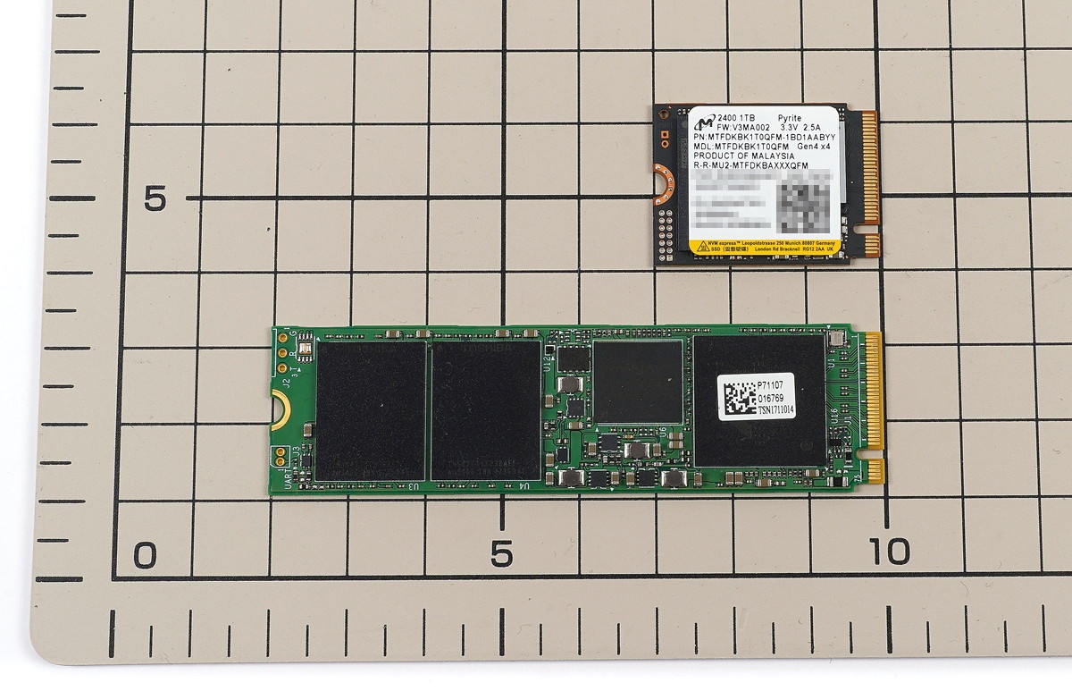 Micron 2400 1TB/2TB」をレビュー。2230サイズで大容量！ | 自作と