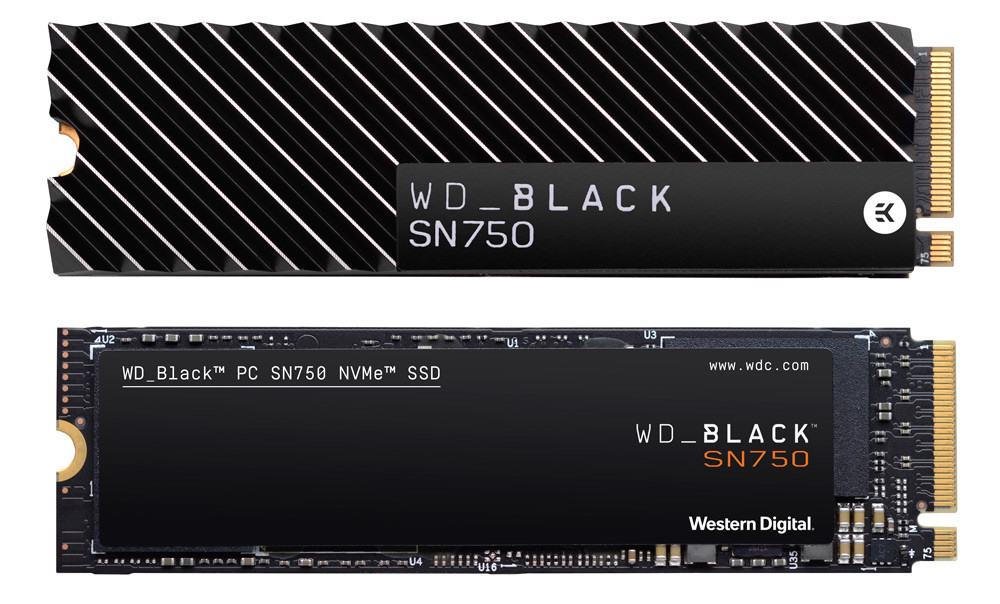 WD Black SN750 NVMe SSD ヒートシンク搭載版が発売 | 自作とゲームと