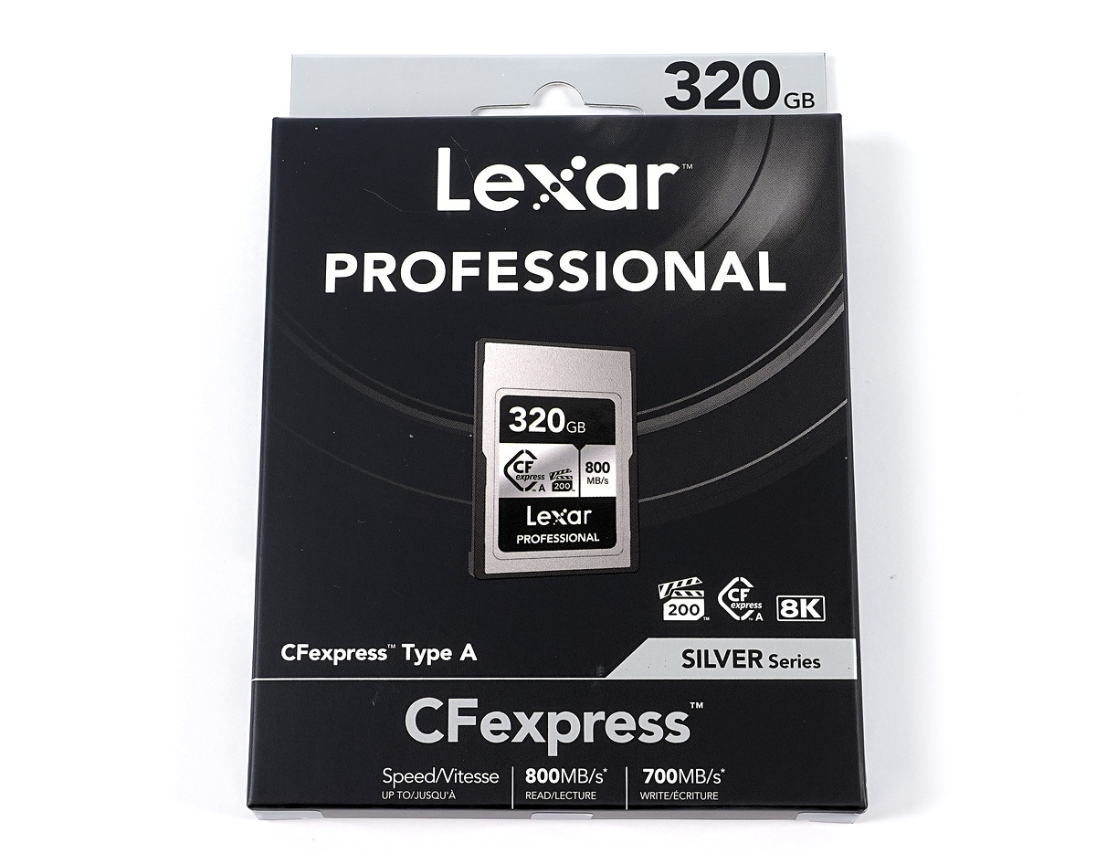Lexar CFexpress Type A SILVER 320GB」をレビュー | 自作とゲームと