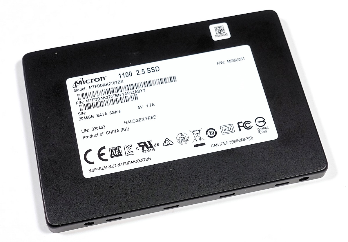 TB単価2万円切り激安バルクSSD「Micron 1100 2TB」をレビュー | 自作と