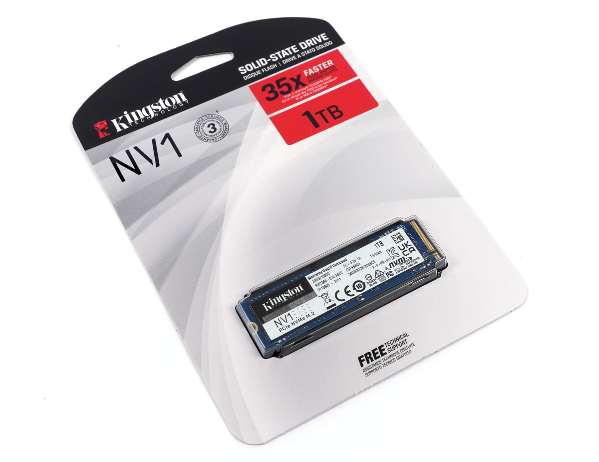 Kingston NV1 1TB」をレビュー。1TB/1.2万円なコスパ重視SSDを検証