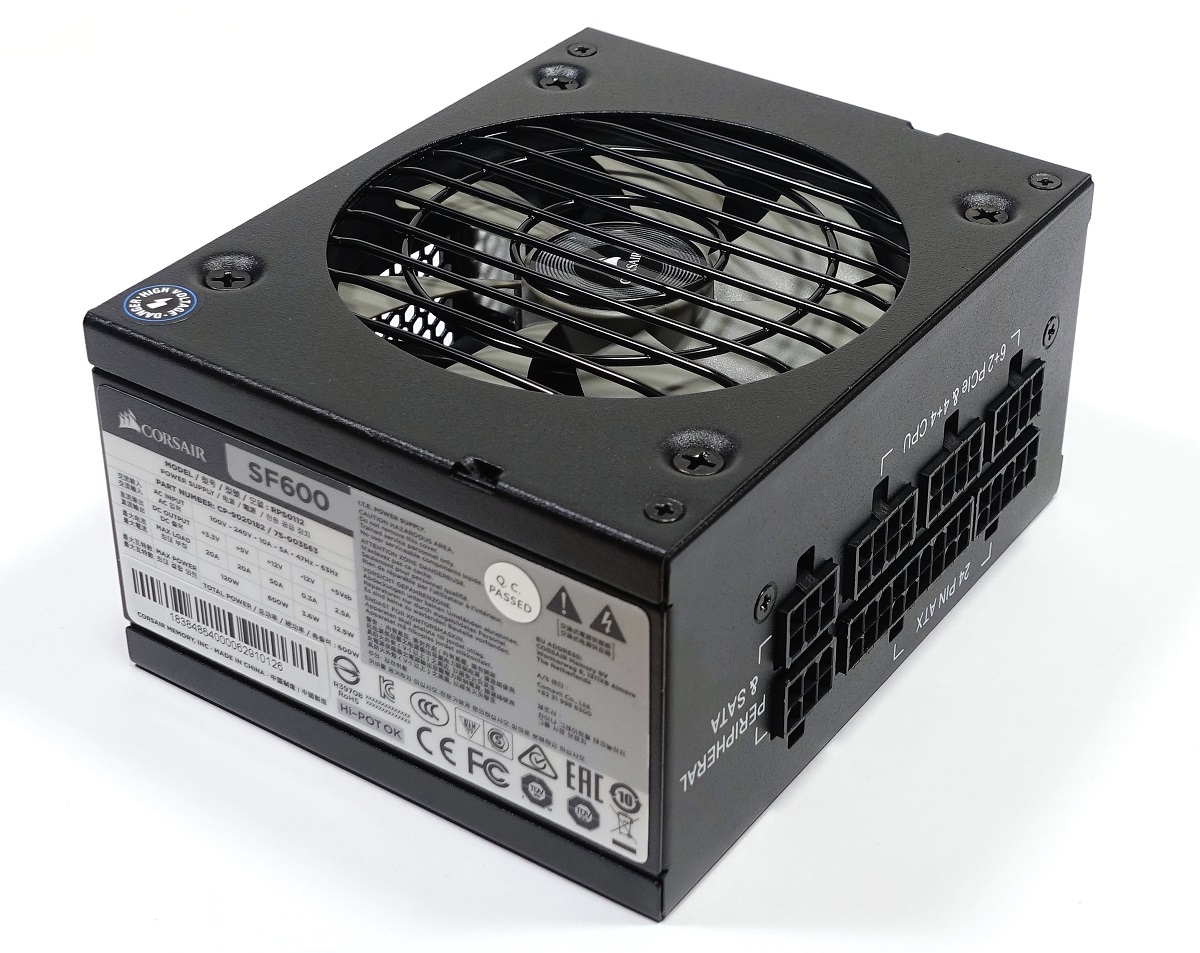 Corsair SF600 Platinum」をレビュー。RTX 2080 Tiも静音動作で運用