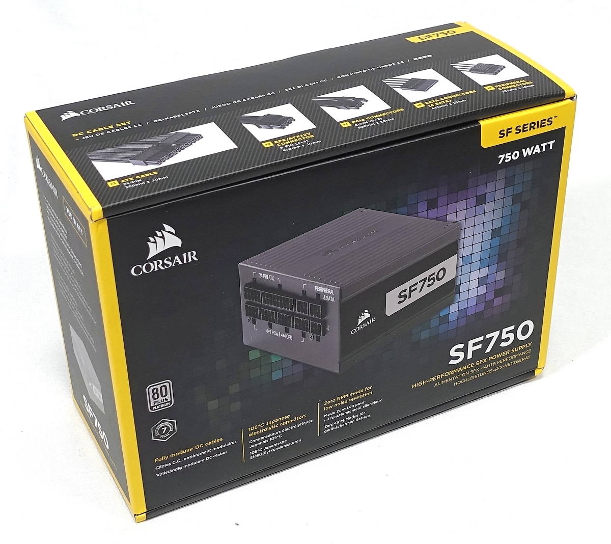Corsair SF750 Platinum」をレビュー。SF600 Platinumよりも高い静音性