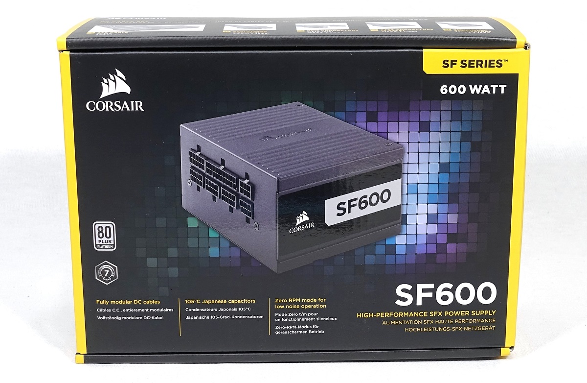Corsair SF600 Platinum」をレビュー。RTX 2080 Tiも静音動作で運用