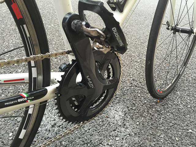 ミストラルのクランクをSORA FC-R3000に交換