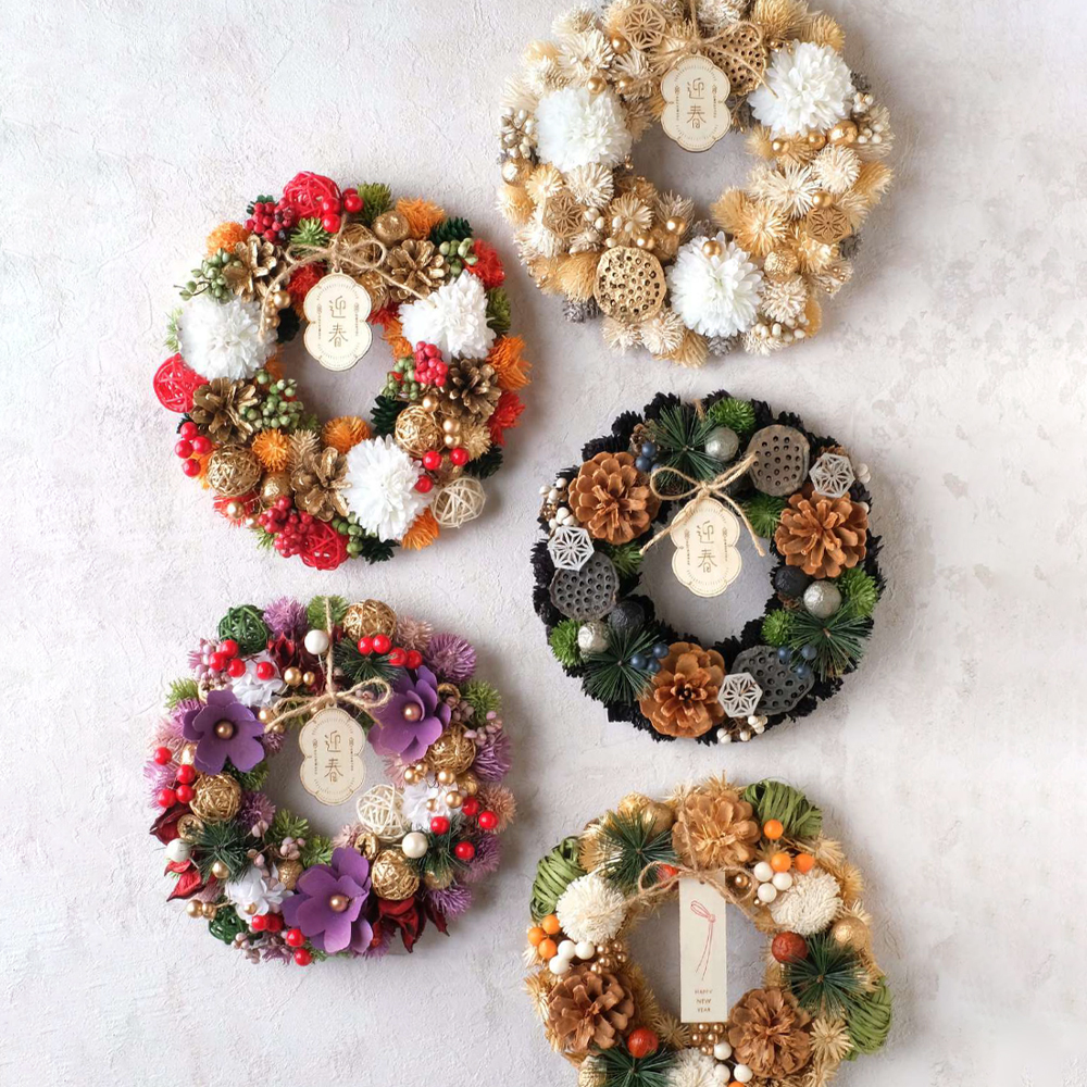 雑貨卸、雑貨仕入れ（【迎春・新年のお正月飾りに】ジャパネスクリース