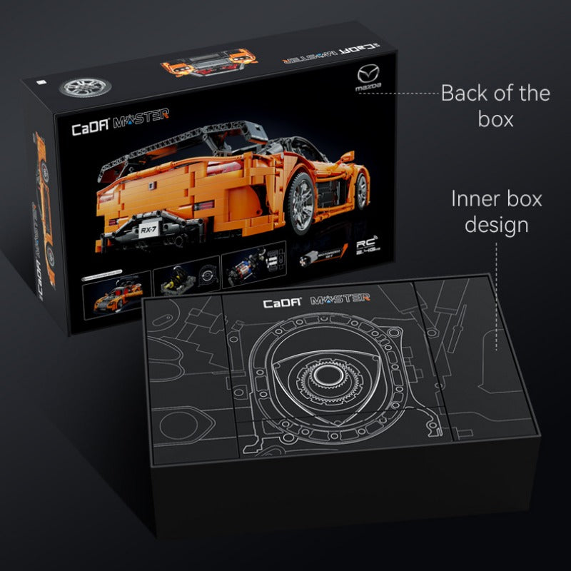 3182 pcs CaDA C61502 Han's Mazda RX-7 VeilSide Fortune 1:8 – Joy