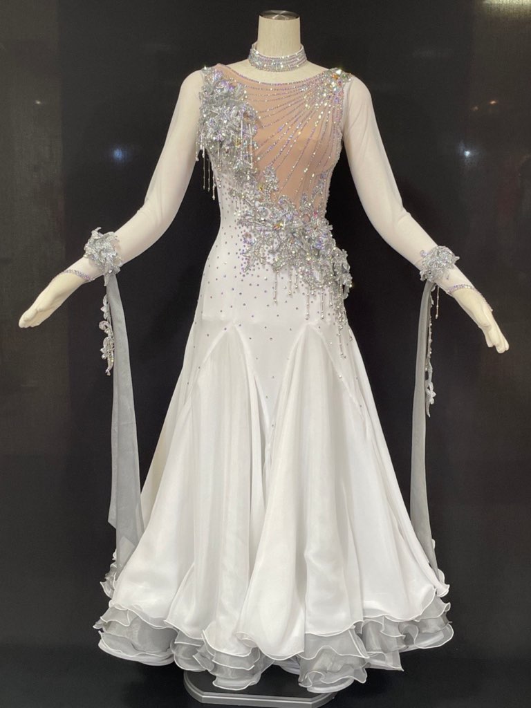 スタンダードドレスN0.1097[M] - 社交ダンスのドレス・衣装レンタル