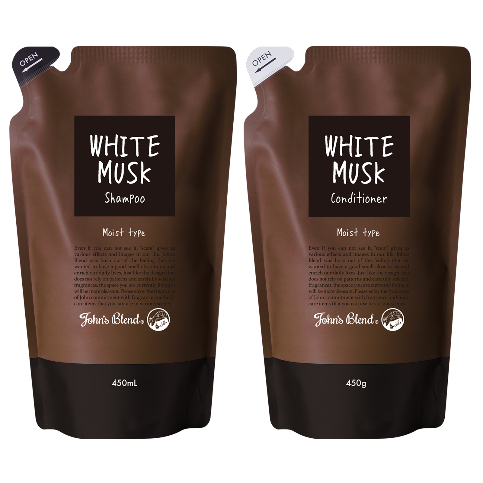 モイスト シャンプー コンディショナー リフィル パウチ セット