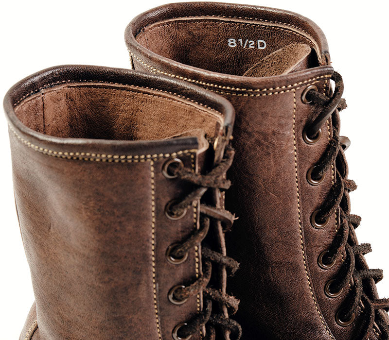 モヒカンブーツ／エゾシカ・ディアスキン・バーントモカ