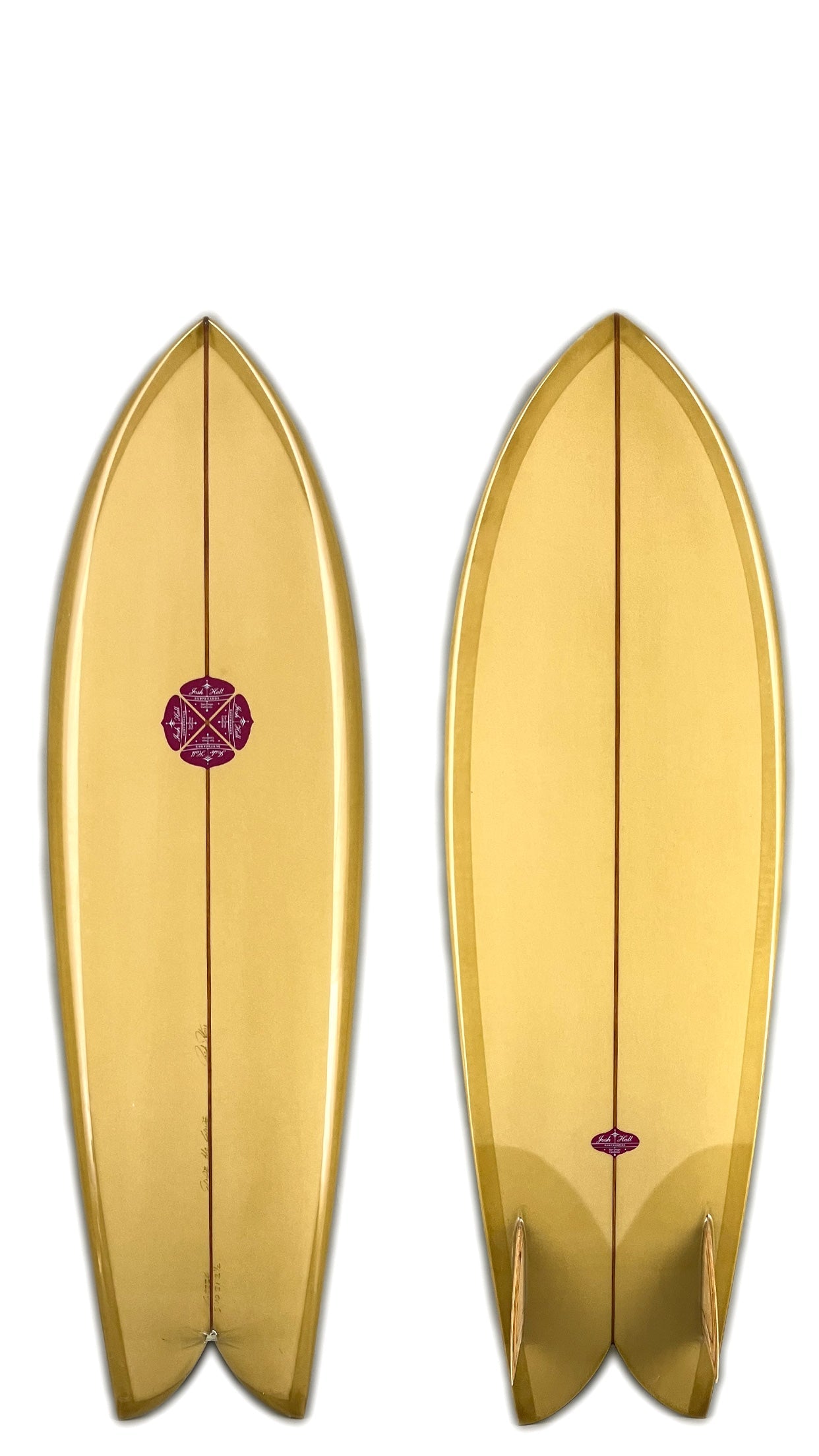 ジョシュホールサーフボード 5'9”クワッドフィンフィッシュ NVS SURF