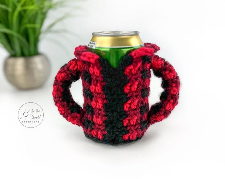 Lumberjack Can Cozy - Free Crochet Pattern | Jo to the World Creations