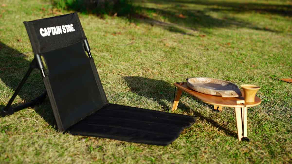 プロも勧めるキャンプの座椅子。キャプテンスタッグのグラシア