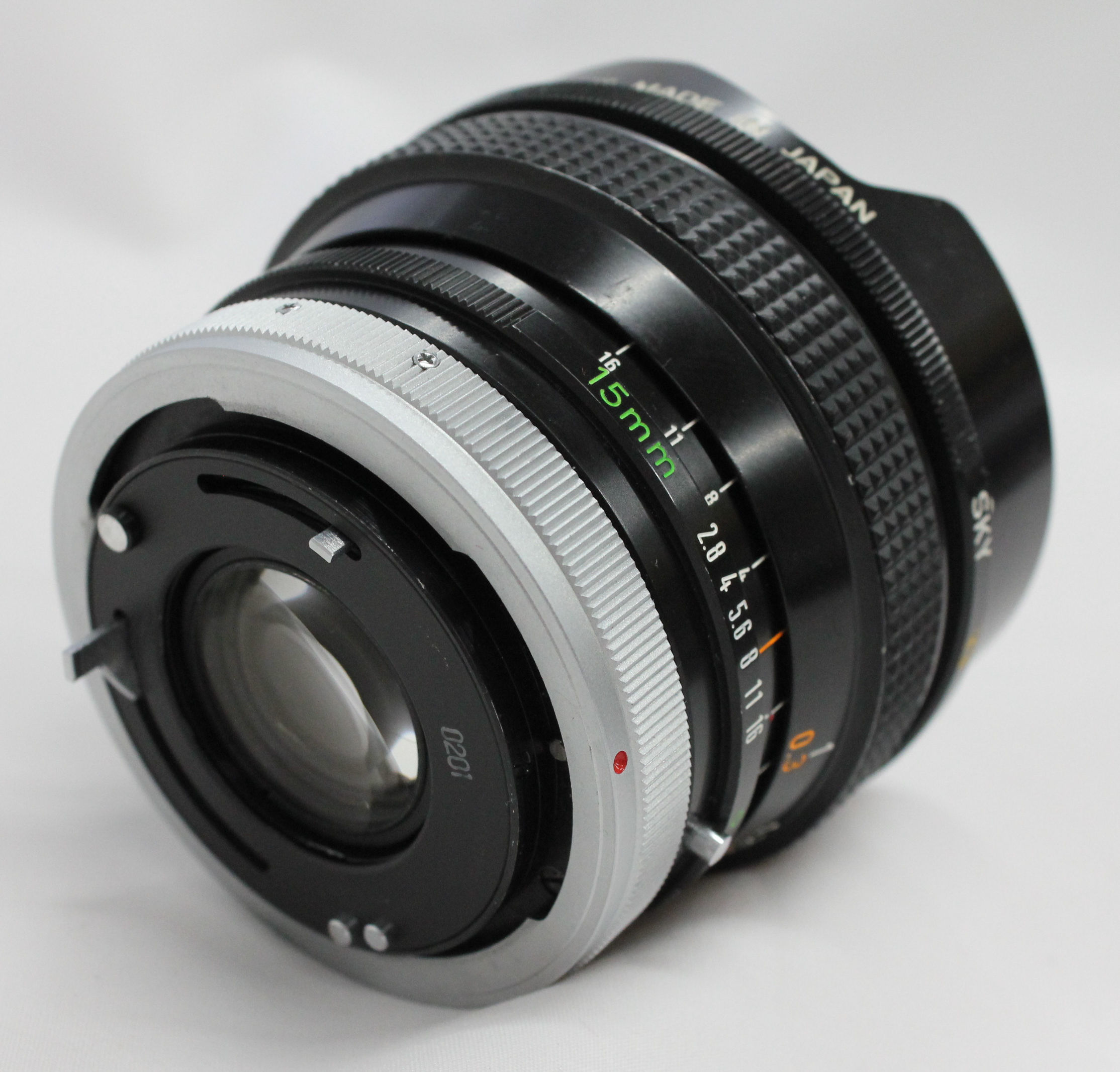 Canon FD 15mm F/2.8 S.S.C. ssc Fish-eye Lens from Japan (C1207