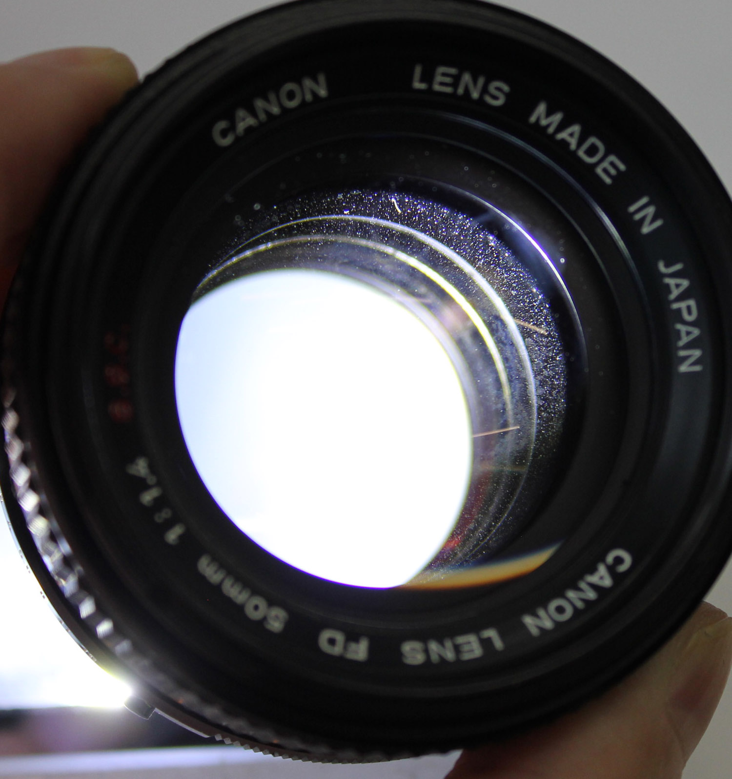 Canon FD 50mm F1.4 S.S.C. MF Prime Lens with Hood from Japan