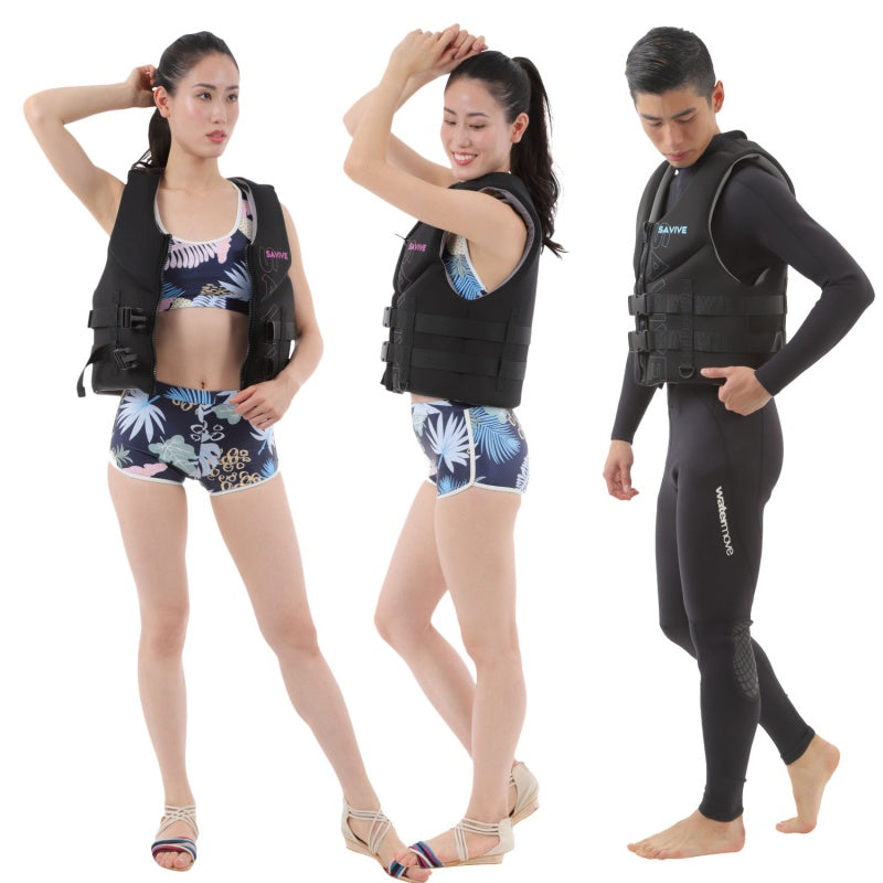 SAVIVE ライフジャケット 男女兼用 ウォータースポーツベスト SUP