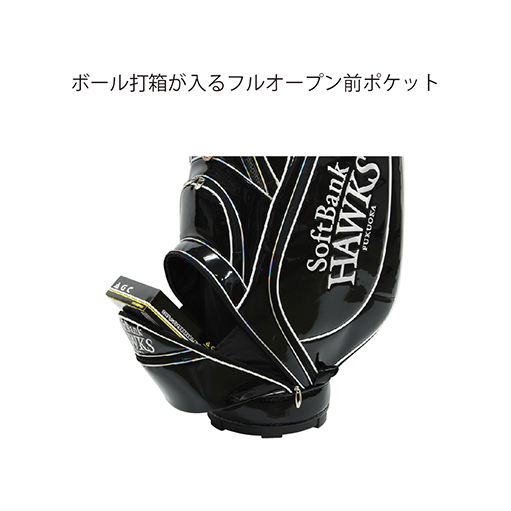 NEW ソフトバンクホークス キャディバッグ｜レザックス