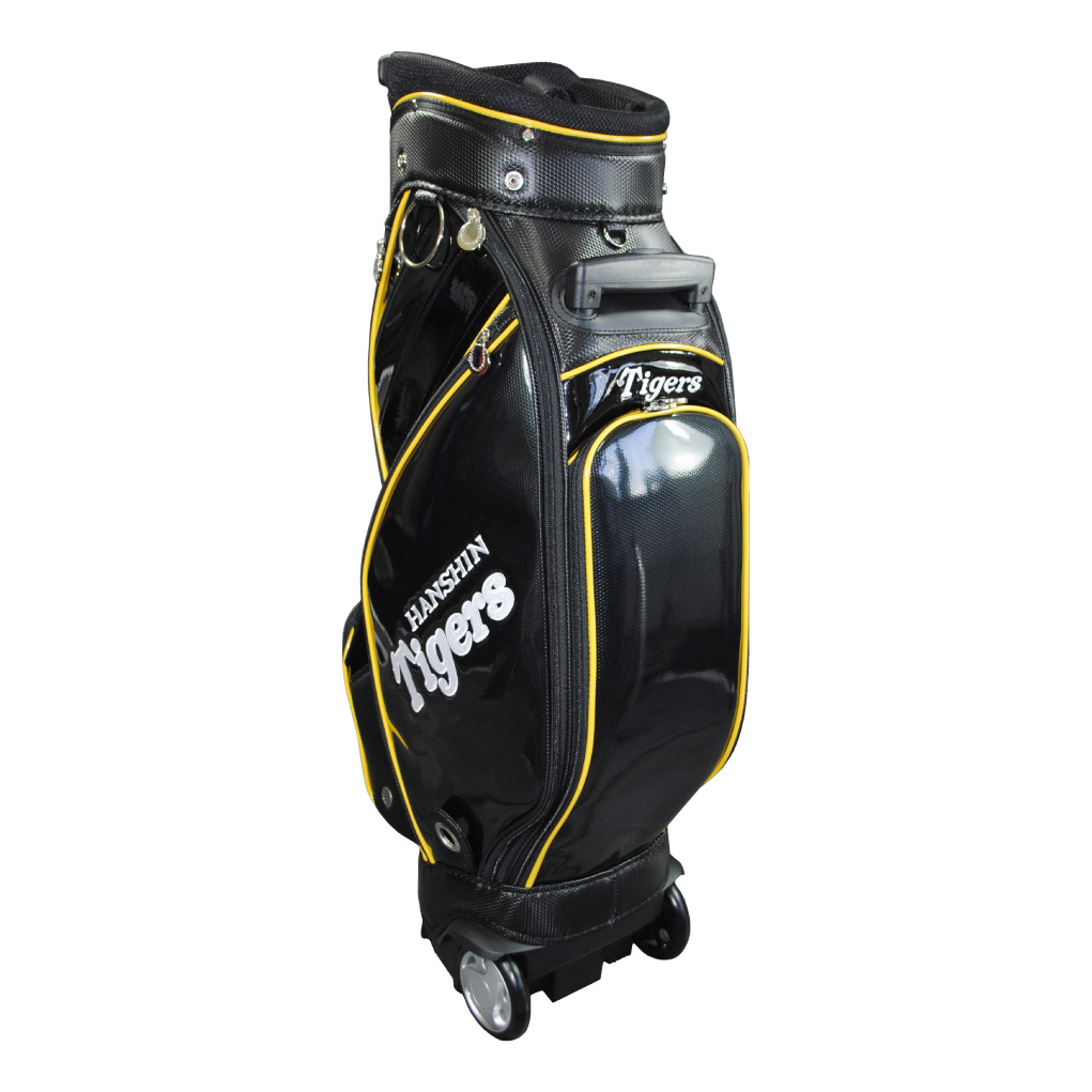 NEW 阪神タイガース 9.0型キャスター付きキャディバッグ｜レザックス