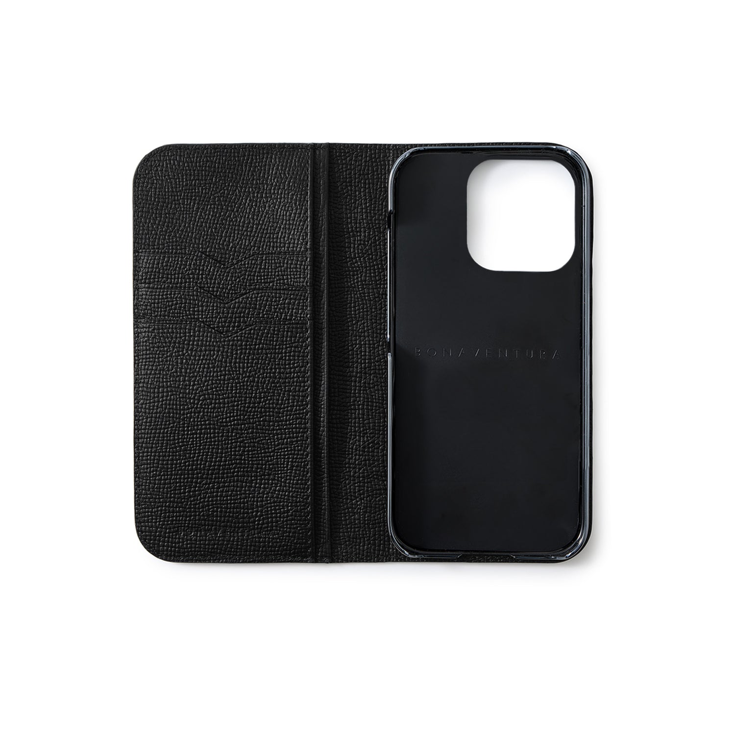 iPhone 15 Pro) ダイアリーケース リザードエンボスレザー