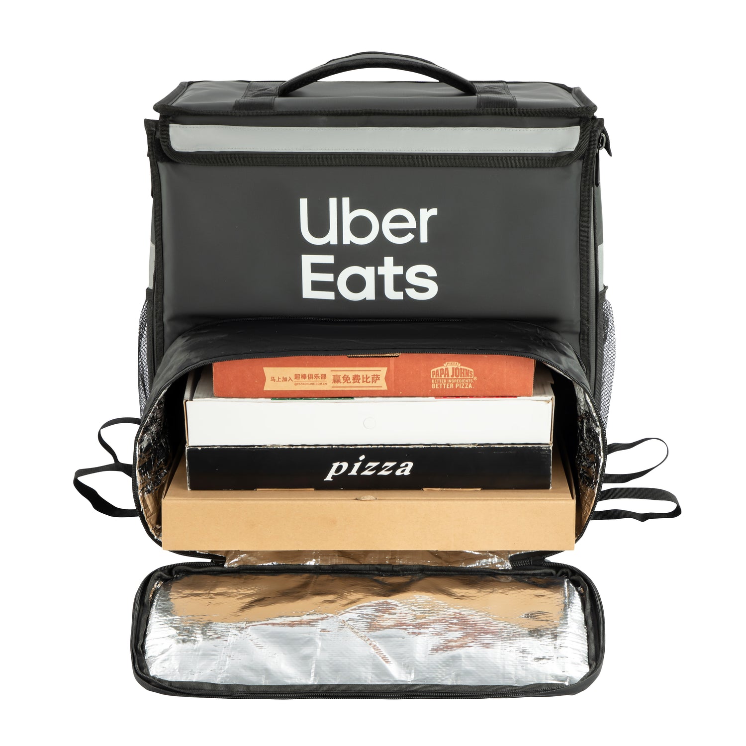 ロゴ入り配達バッグ（ブラック） - Delivery Bag with Logo (Black