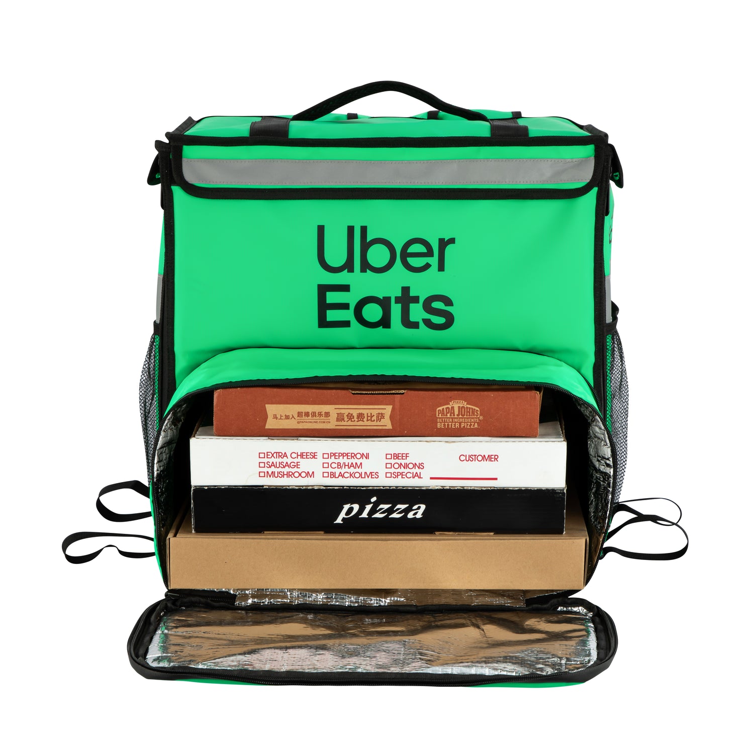 ロゴ入り配達バッグ（グリーン） - Delivery Bag with Logo (Green