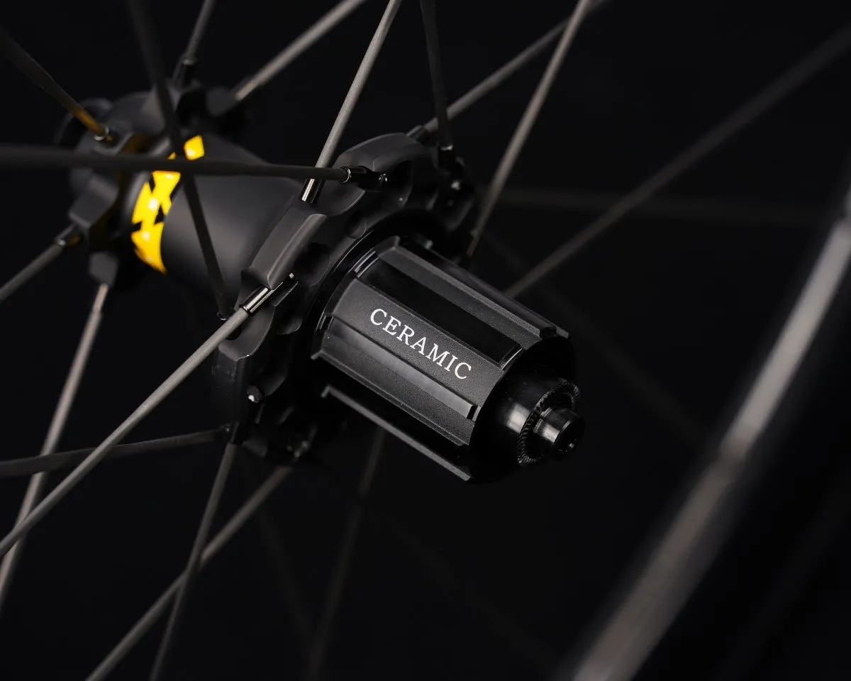 Drive 40V リムブレーキロードカーボンスポークホイールセット