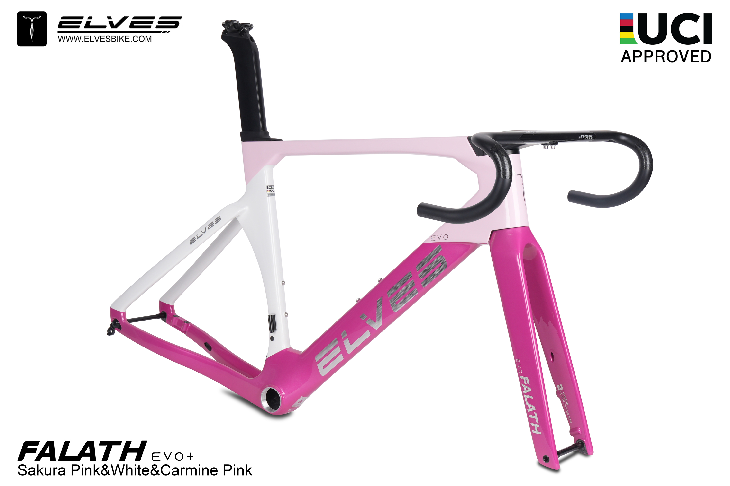 Lightweight carbon road bike frames designed for speed and control