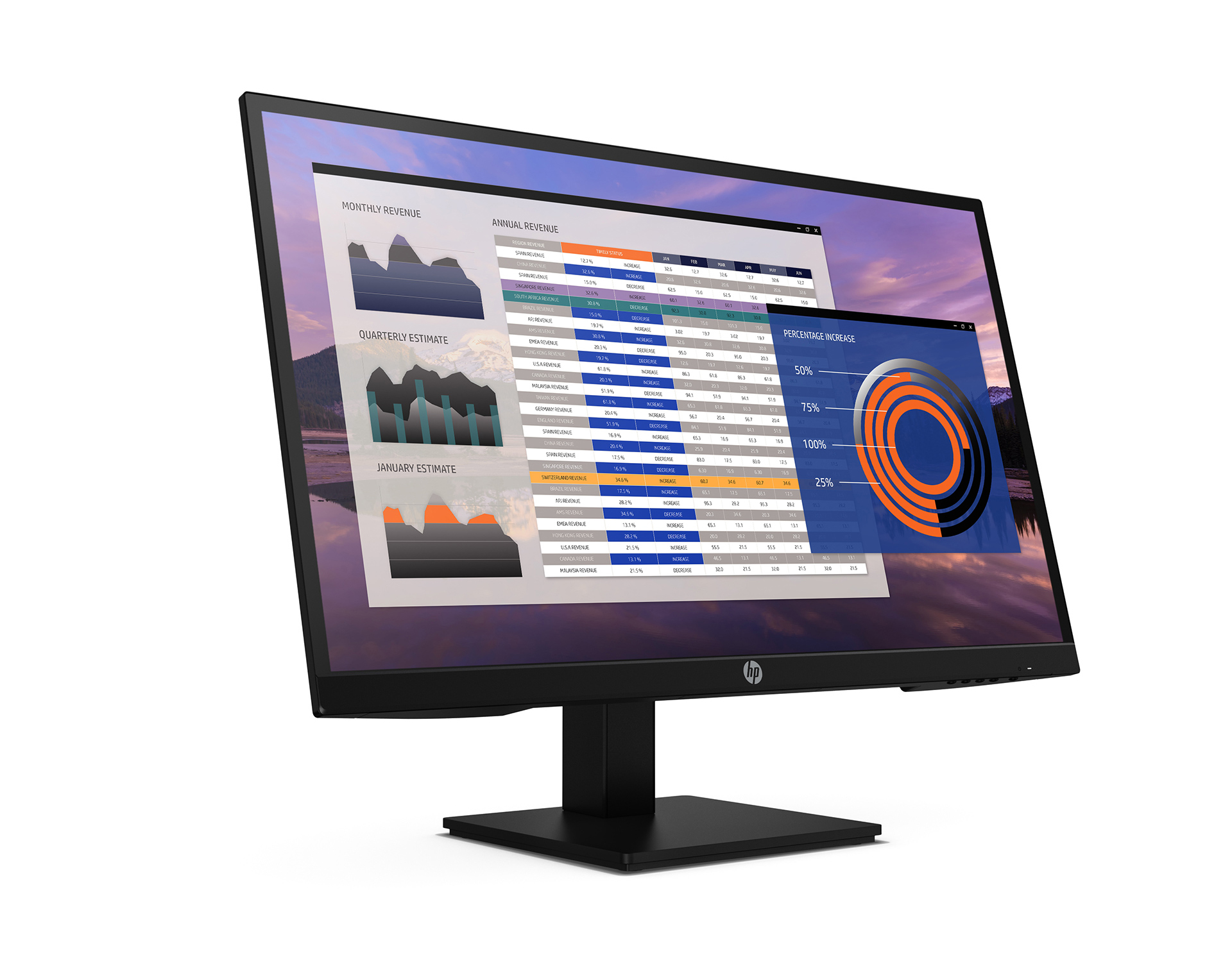 高さ調節可能】HP 27インチワイドIPSモニター P27h HP DirectPlus専用