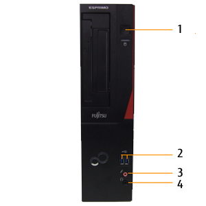 富士通デスクトップ パソコン ESPRIMO D753/J 各部名称/外観 - FMWORLD