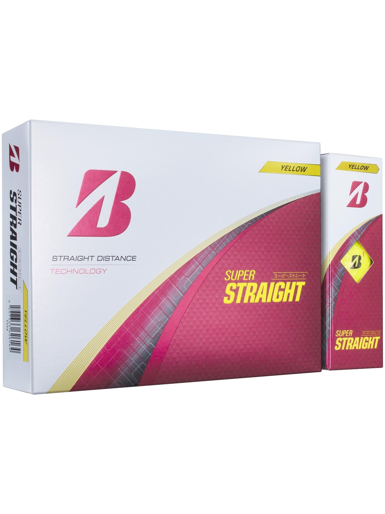 SUPER STRAIGHT（イエロー） [1ダース：12個](イエロー): ボール