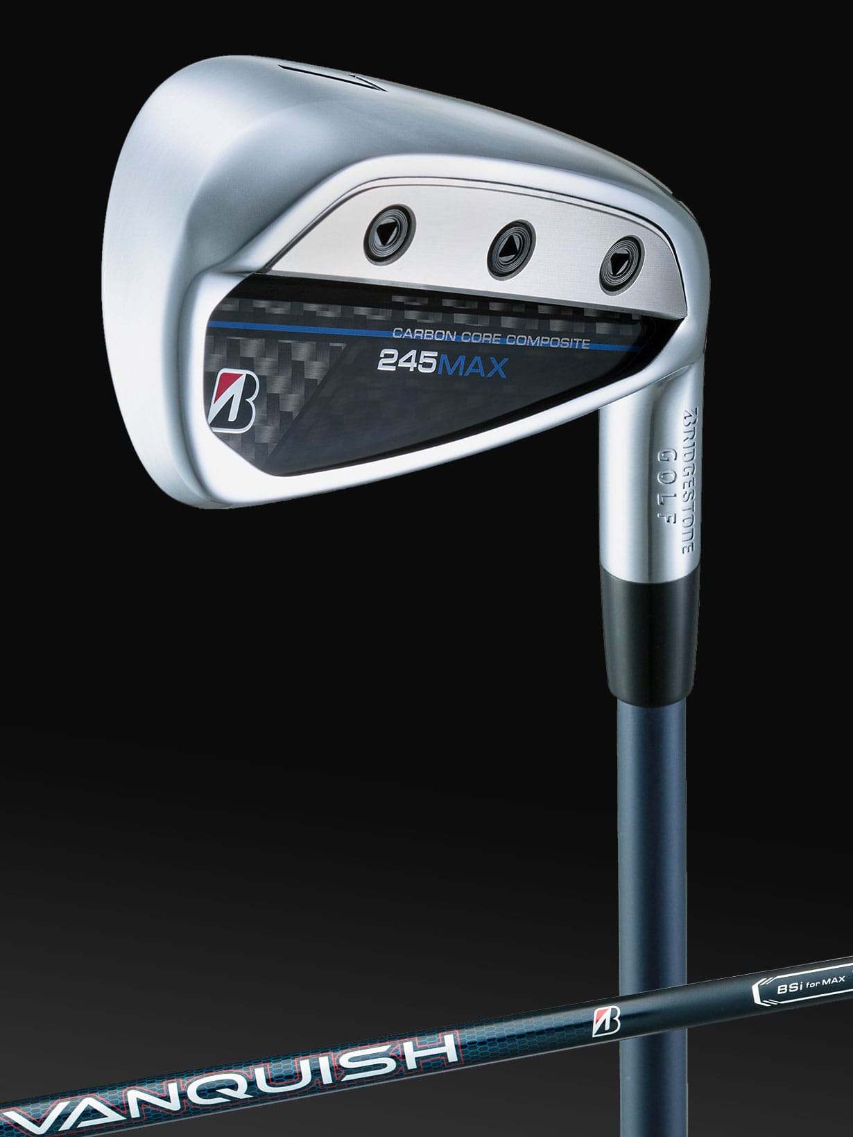 245MAX IRON ［VANQUISH BSi for MAX]（カーボン） 5本セット（#7～9