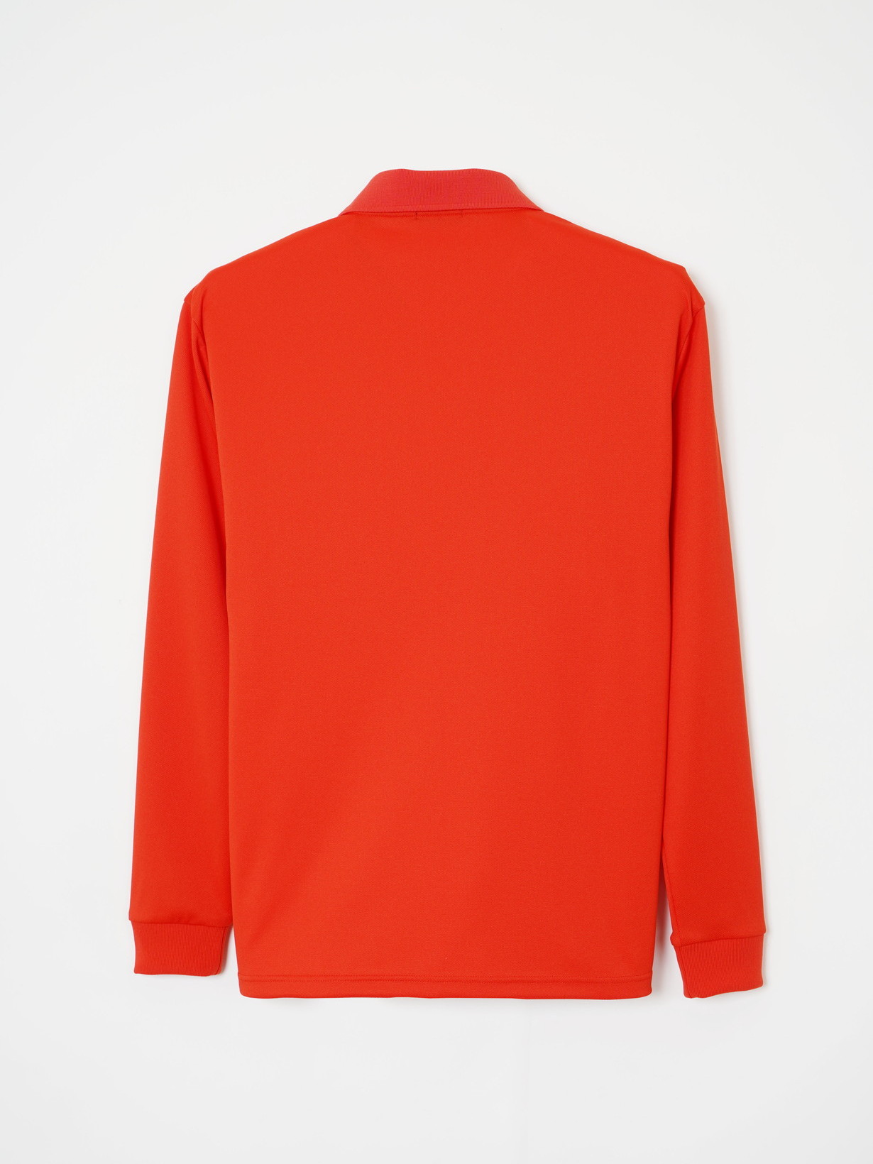 秋冬 長袖ポロシャツ(M FO(ファイヤーオレンジ)): アパレル