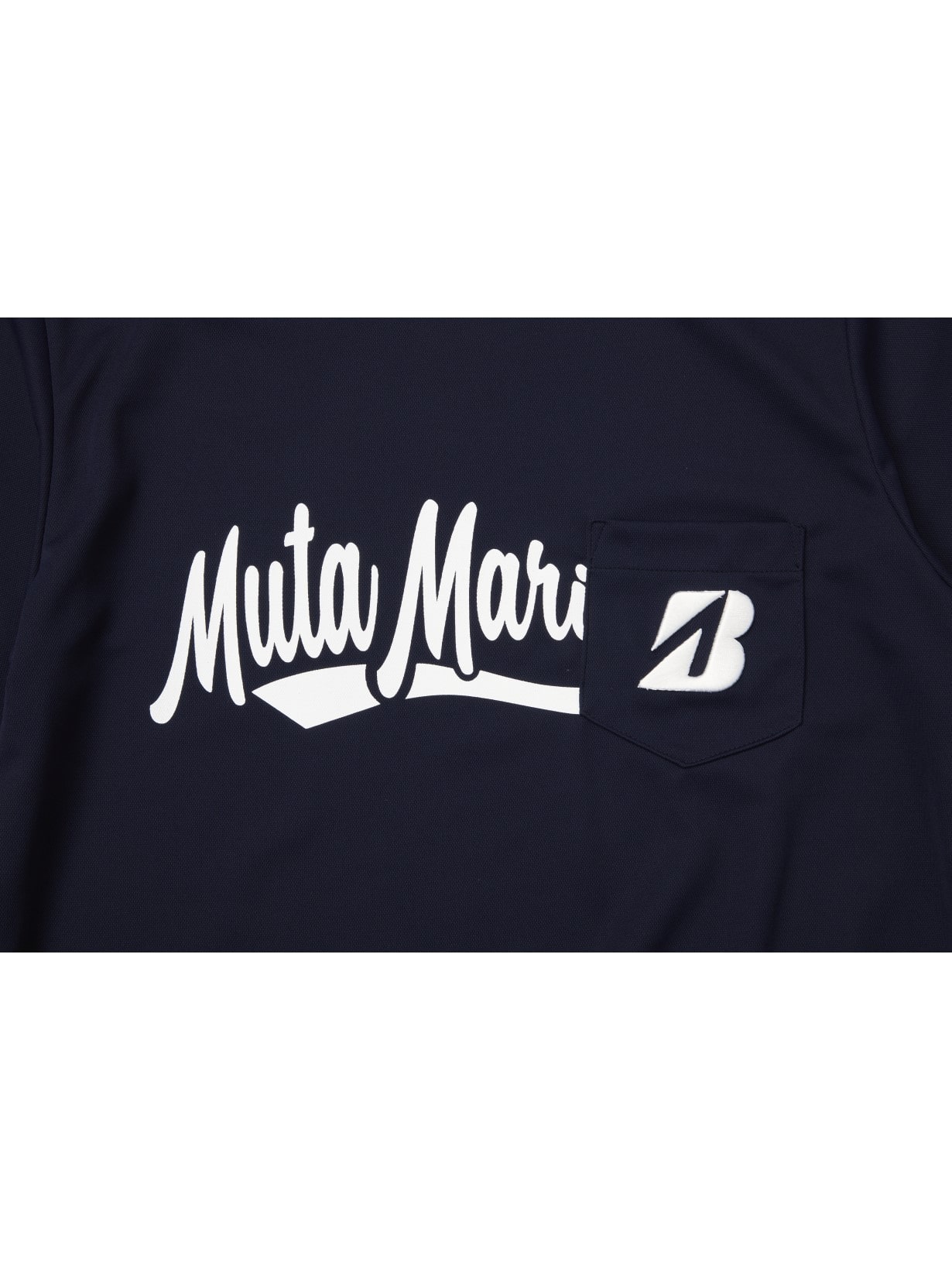muta MARINE GOLF コラボウエア モックネックシャツ(4(S) NA(ネイビー