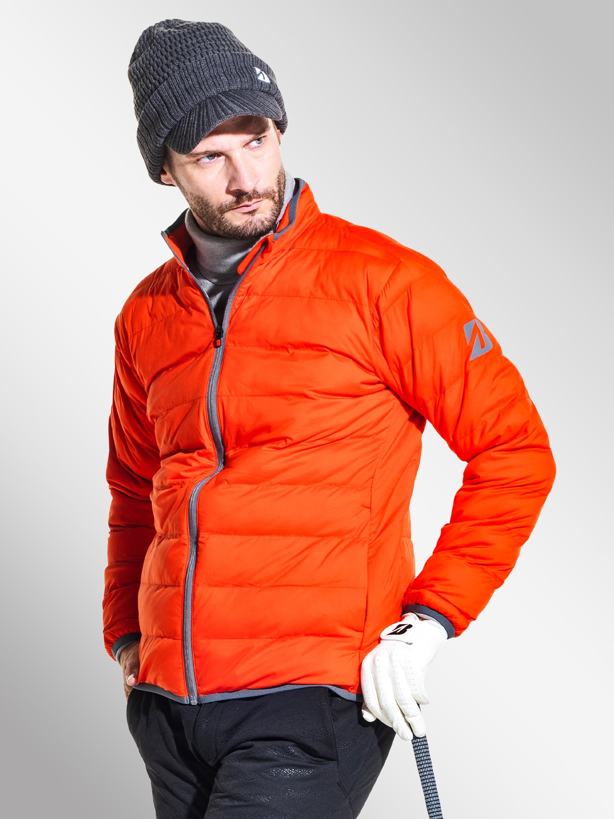 秋冬 【B-02】 中わたブルゾン(M OR(オレンジ)): アパレル|BRIDGESTONE