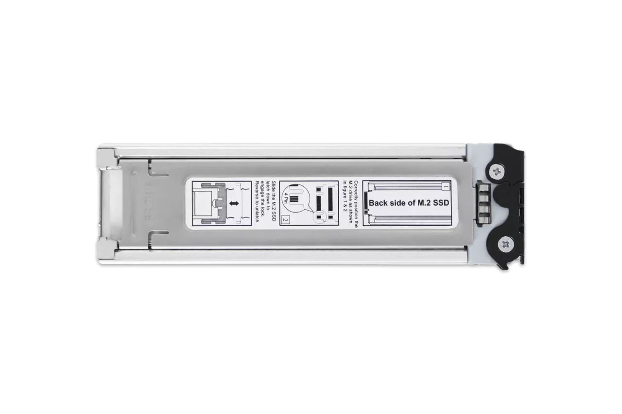 ToughArmor MB872MP-B - 12本の M.2 AHCI SATA SSD を 1つの 5.25