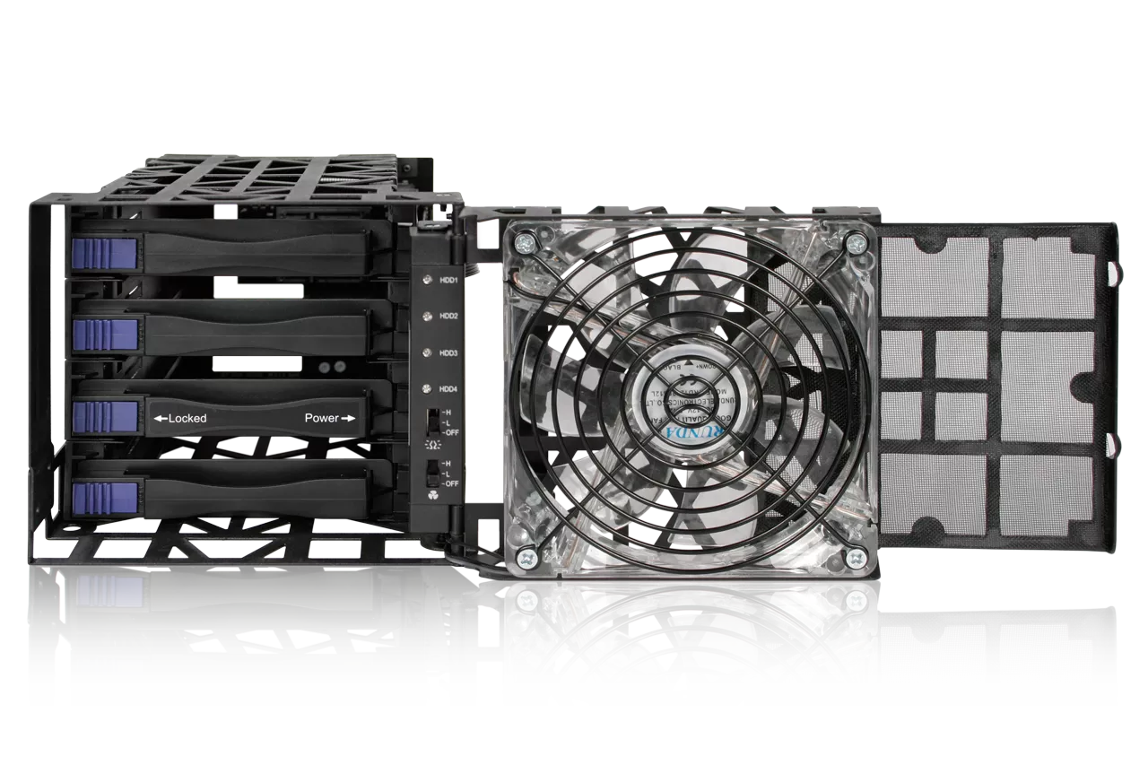 Black Vortex MB074SP-1B - 3.5インチSATAハードディスク搭載用